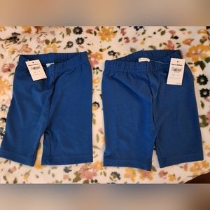 Hanna Andersson NWT lot of 2 blue shorts size 18-24 months